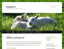 Tablet Screenshot of columnx.nl